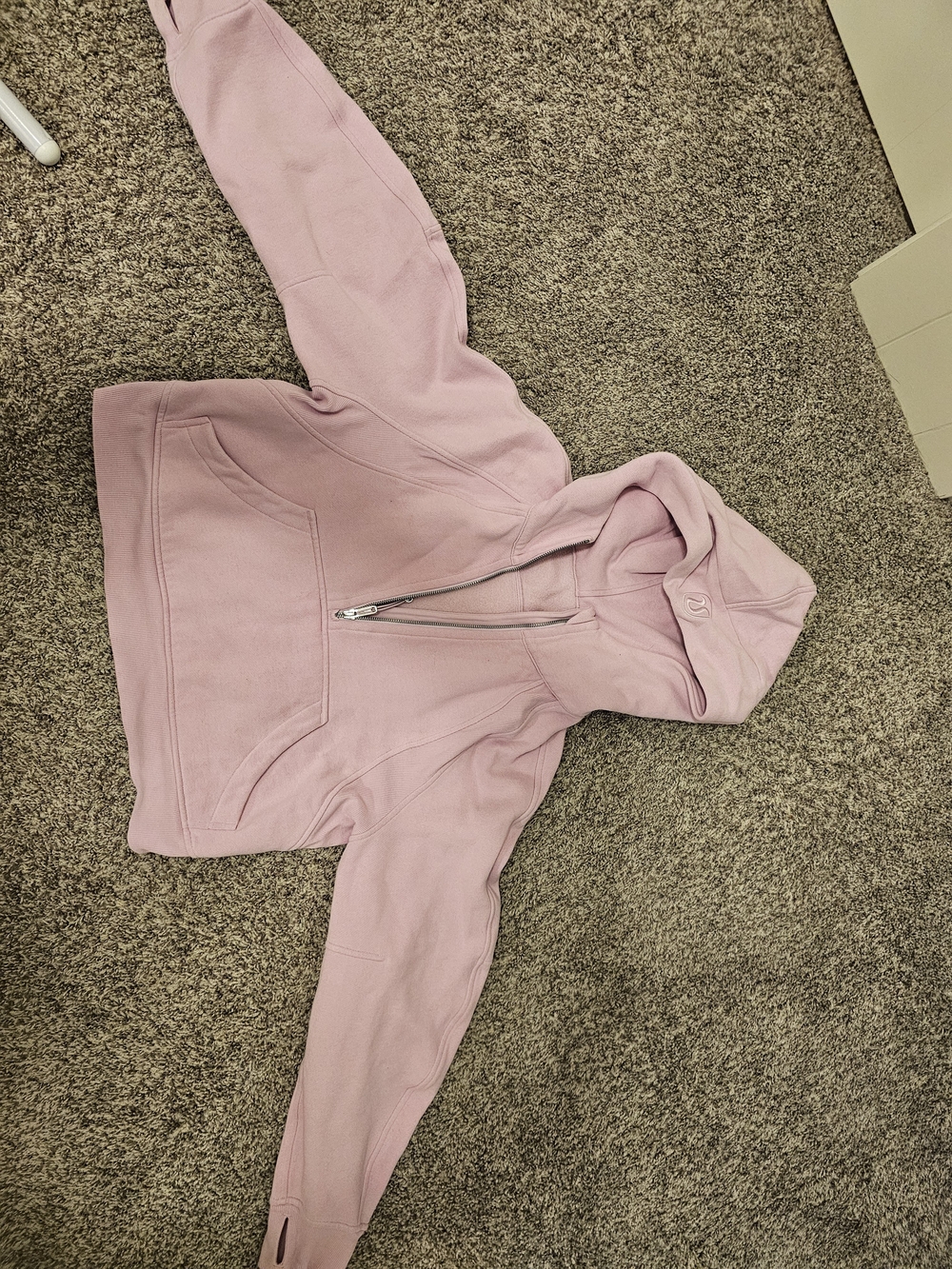 lululemon athletica Pink Half-Zip Hoodie